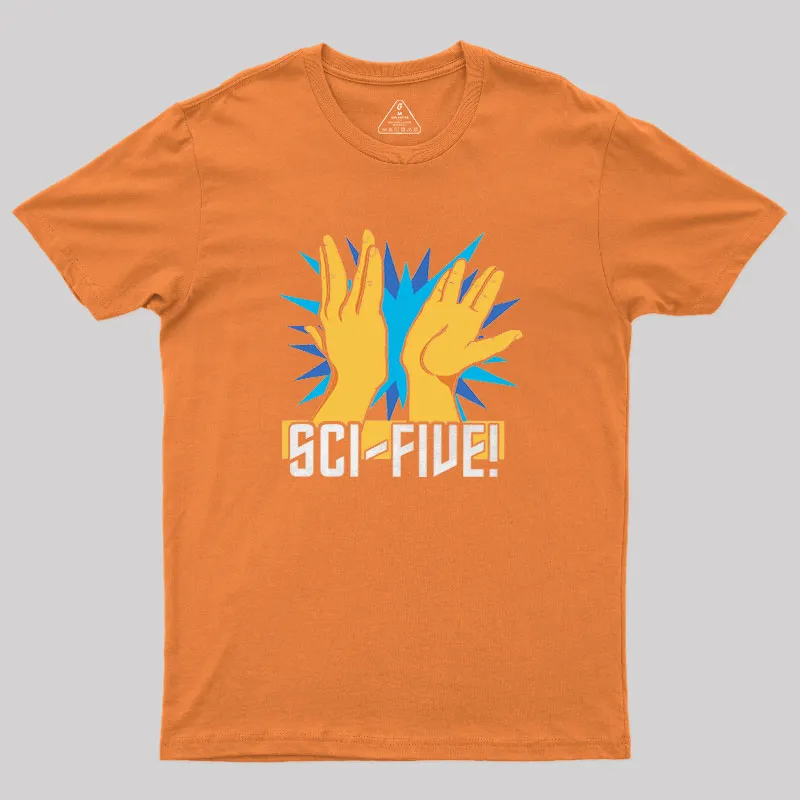 Sci-Five! Geek T-Shirt - Image 7