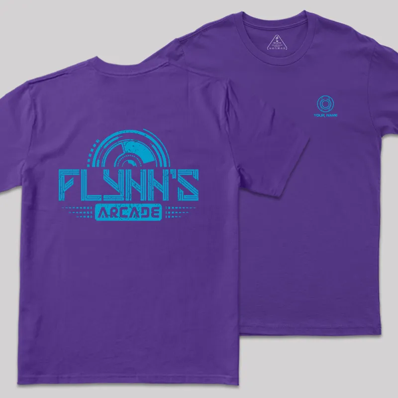 Personalized Flynn's Arcade Geek T-Shirt - Image 8