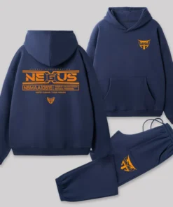 Alternative view of Tyrell Corp Front and Back Printed Geek Fleece Hoodie Set
