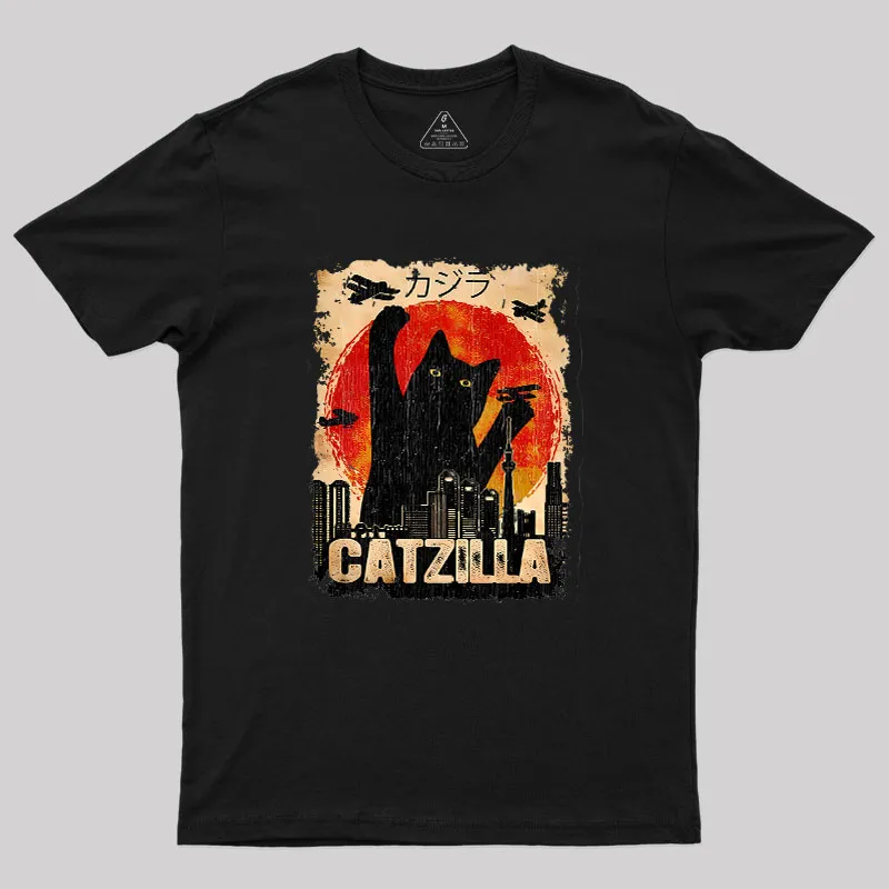 Black Cat Geek T-Shirt