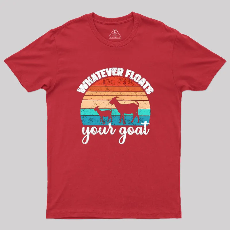 Whatever Floats Your Goat Geek T-Shirt - Image 5