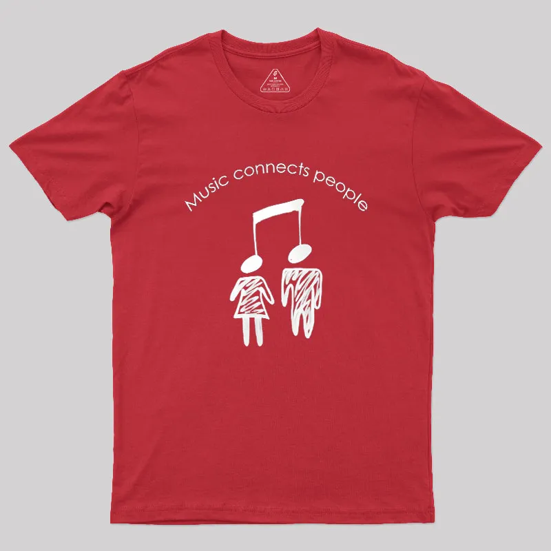 Music Contact People Geek T-Shirt - Image 5