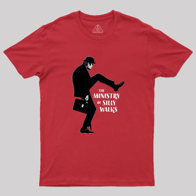 The Ministry Of Silly Walks Geek T-Shirt - Image 5
