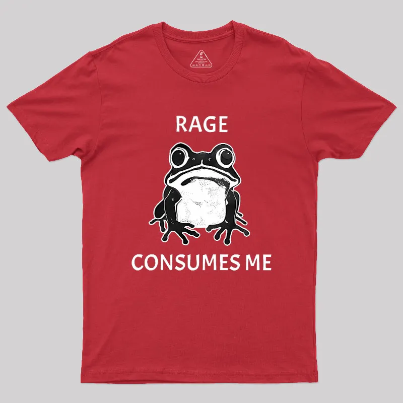 Rage Consumes Me Frog Geek T-Shirt - Image 5