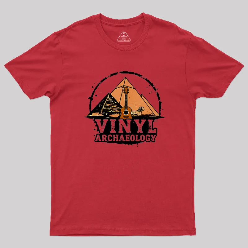Vinyl Archaeology Geek T-Shirt - Image 5
