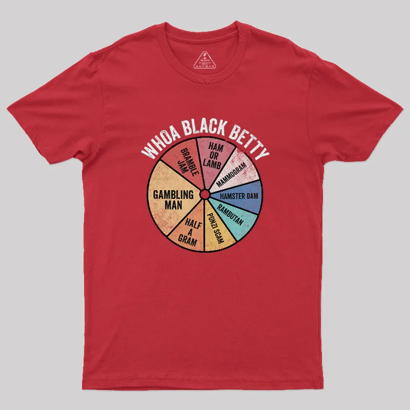 Whoa Black Betty Geek T-Shirt - Image 5