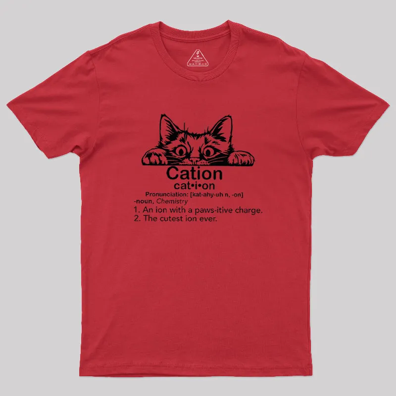 Cat-tion Geek T-Shirt - Image 3