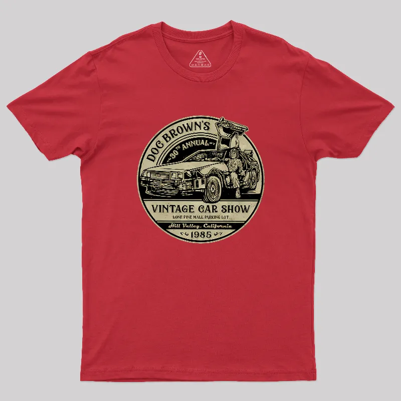 Vintage Car Show Geek T-Shirt - Image 5