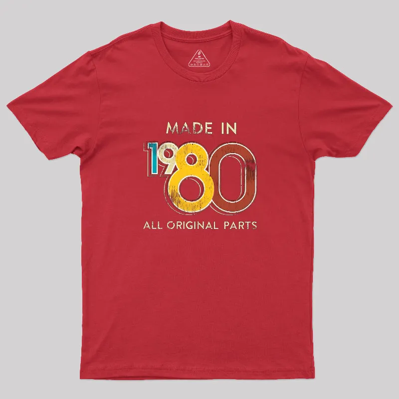 Made In 1980 Geek T-Shirt - Image 5