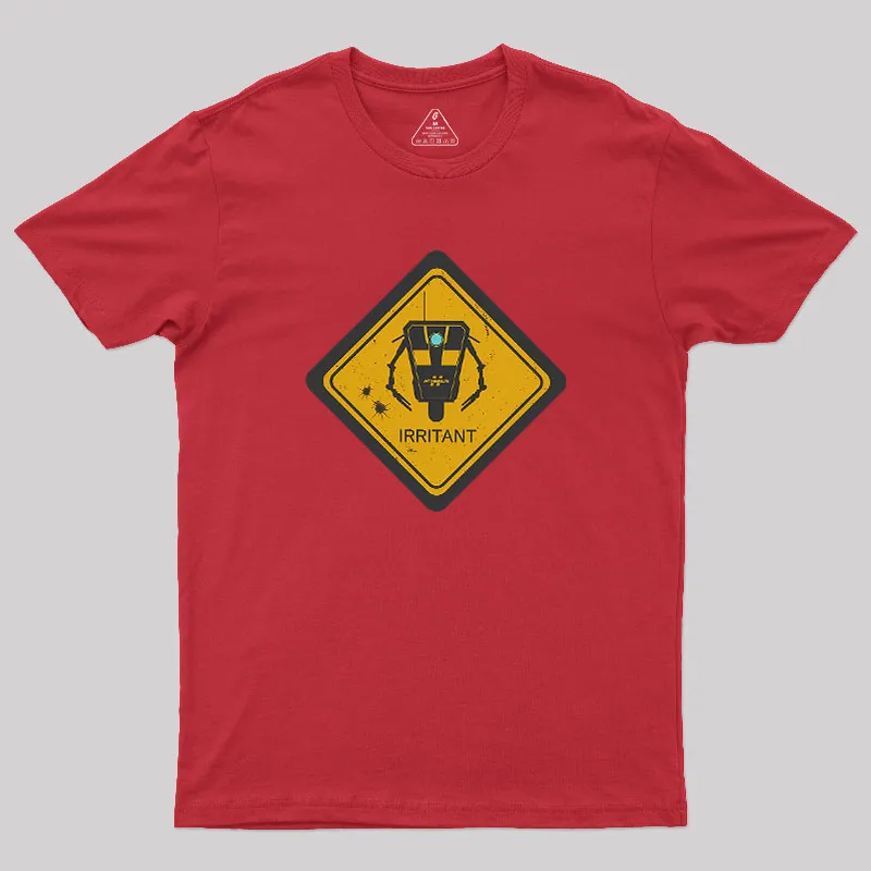 Caution: Irritant Geek T-Shirt - Image 5