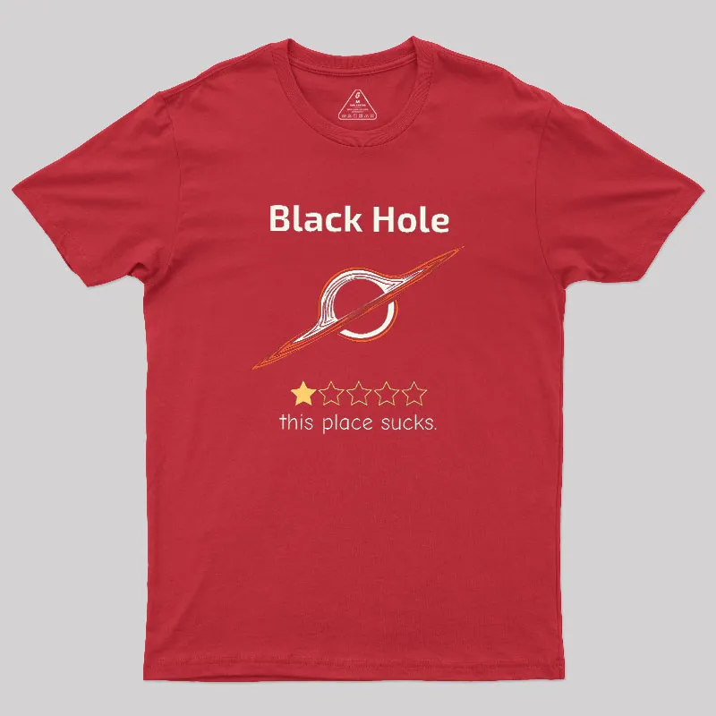 Black Hole Geek T-Shirt - Image 4