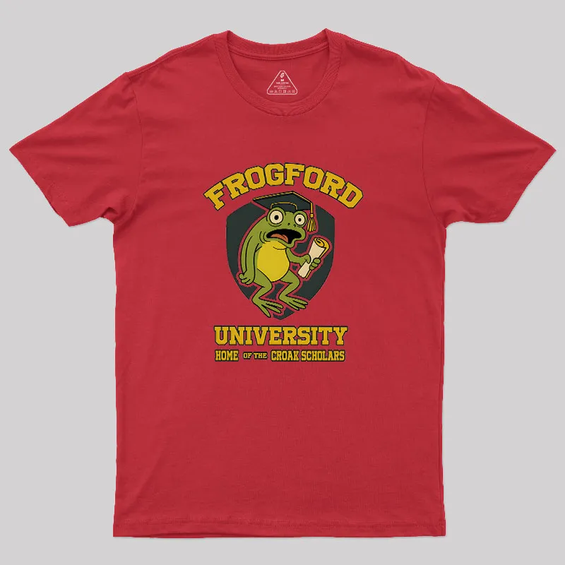 Frogford University – Home of the C Geek T-Shirt - Image 6