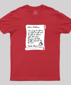 Christmas Letter Geek T-Shirt