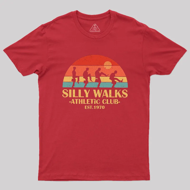 Silly Walks Athletic Club Geek T-Shirt - Image 4