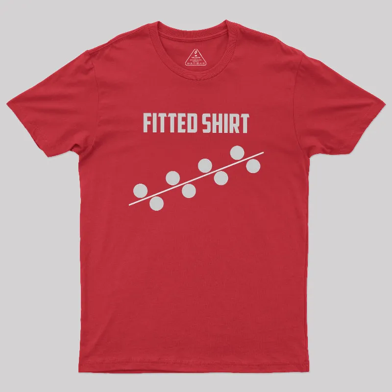 Machine Learning Fitted Shirt Geek T-Shirt - Image 4