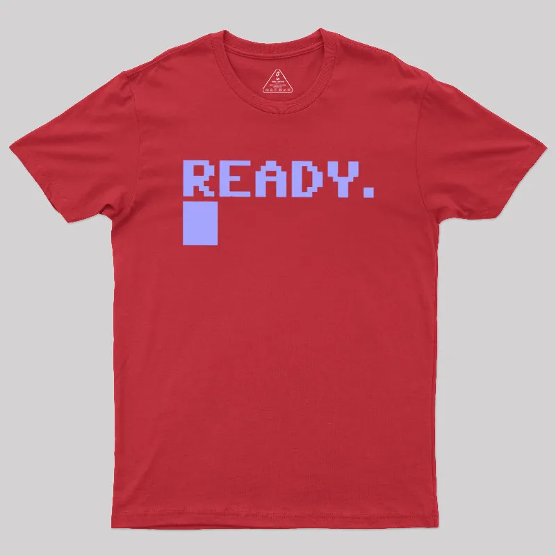 Commodore C64 Ready Geek T-Shirt - Image 4
