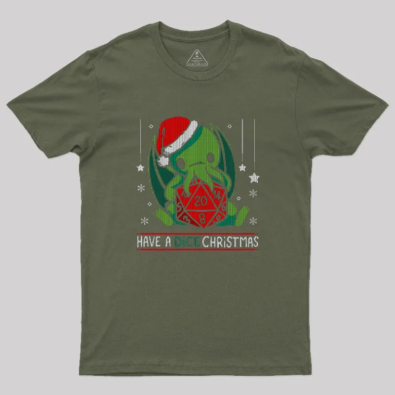 Have A Dice Christmas T-Shirt - Image 3