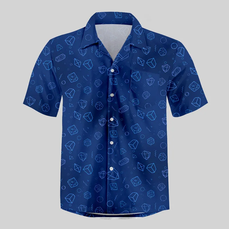 DND Polyhedra in Seawater Button Up Pocket Shirt - Image 3