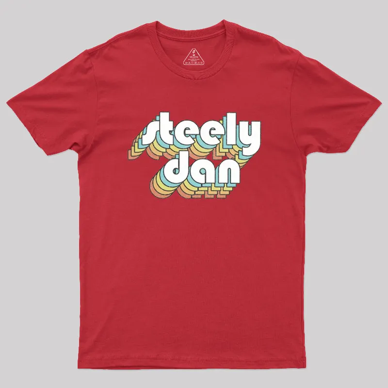 Steely Dan Retro Faded-Style Geek T-Shirt - Image 5