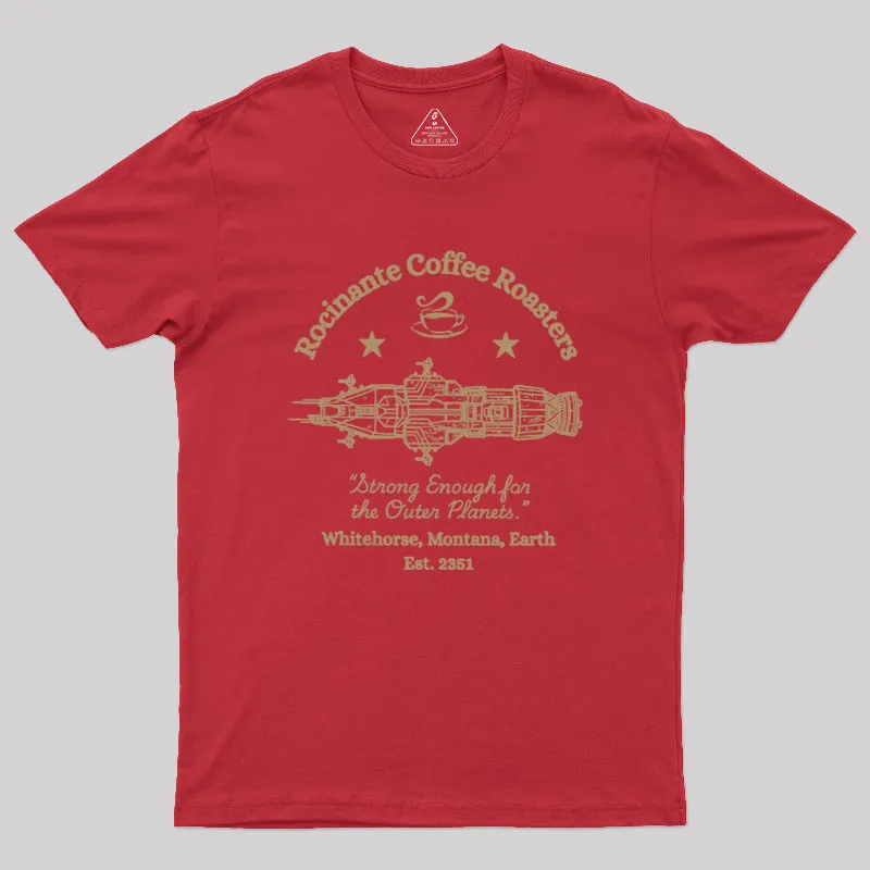 Rocinante Coffee Roasters Geek T-Shirt - Image 5