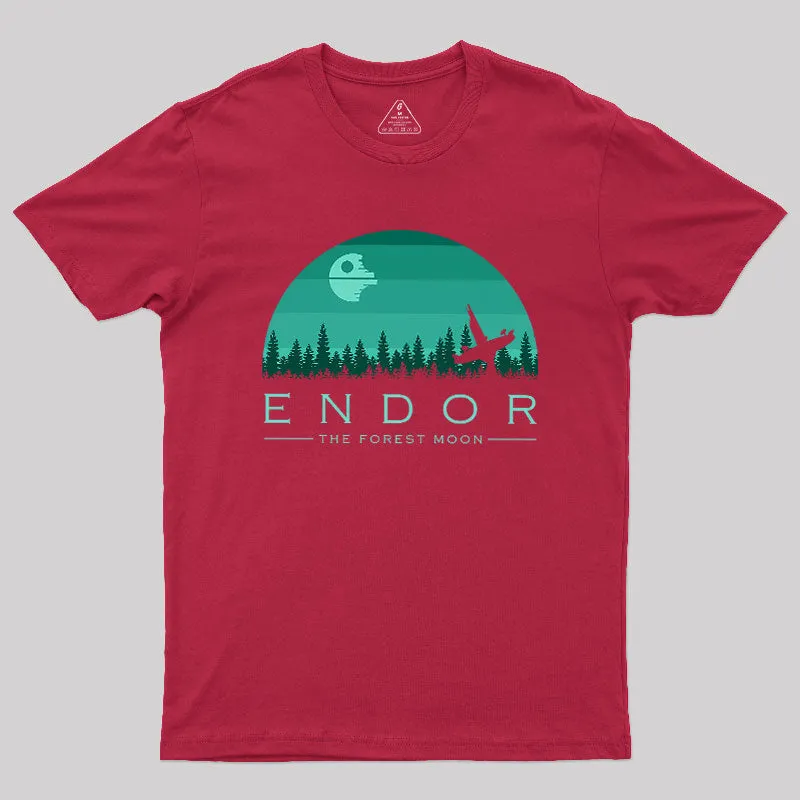 Endor-The Moon Of Legends Geek T-Shirt - Image 4