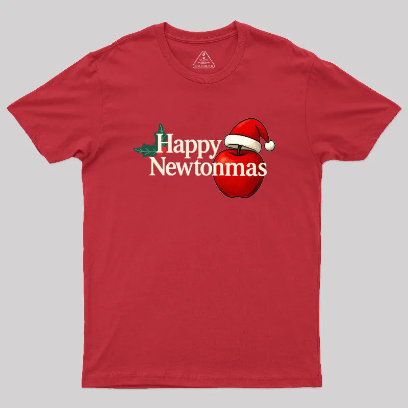 Happy Newtonmas Geek T-Shirt - Image 5