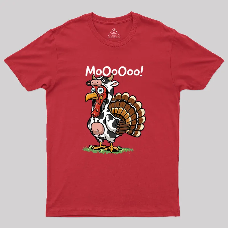 Turkey Moo Geek T-Shirt - Image 5