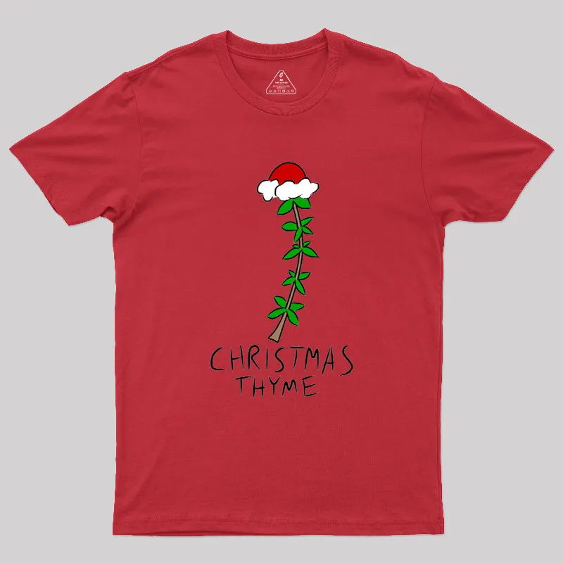 Christmas Thyme Geek T-Shirt - Image 3