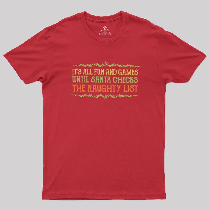 The Naughty List Geek T-Shirt - Image 4