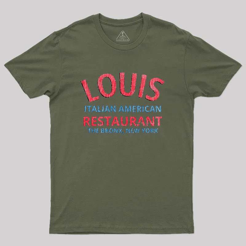 Louis Restaurant Godfather Geek T-Shirt - Image 2
