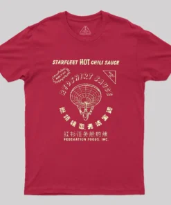 Starfleet Hot Sauce Geek T-Shirt