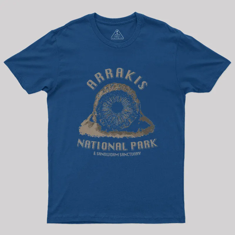 Desert Planet National Park Geek T-Shirt - Image 2