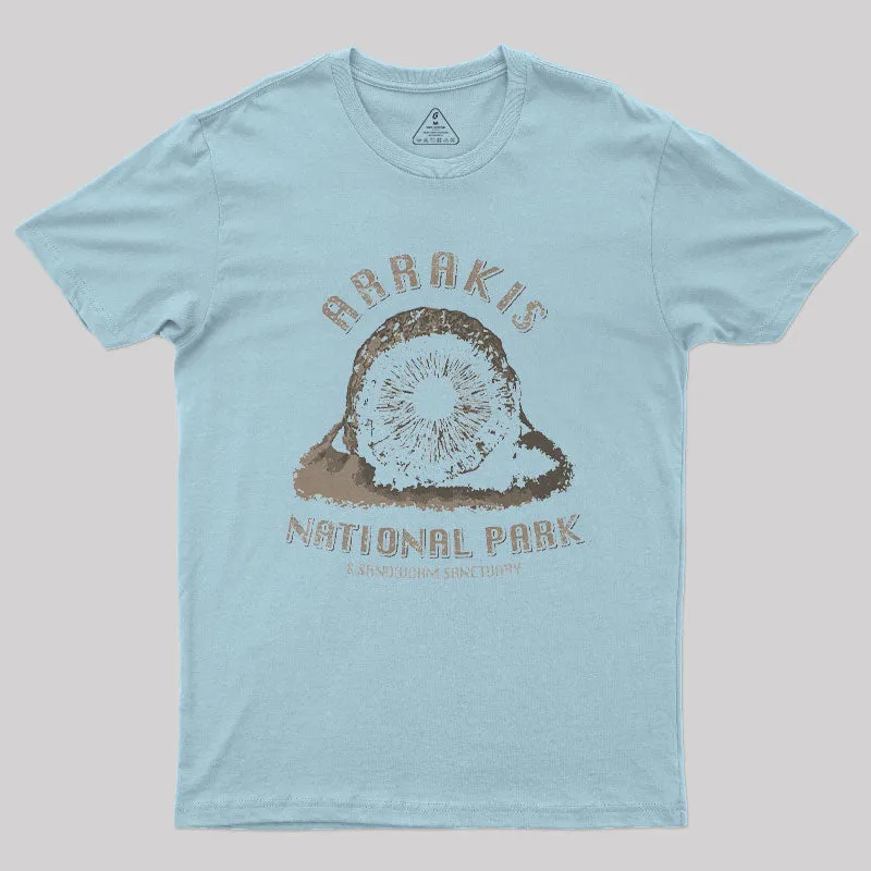 Desert Planet National Park Geek T-Shirt - Image 5