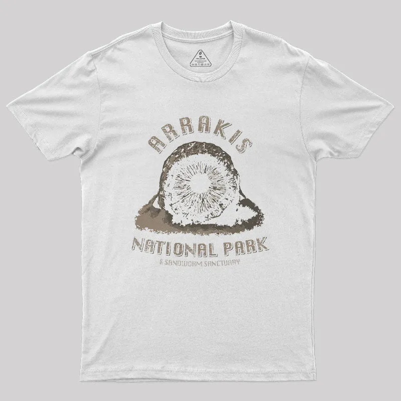 Desert Planet National Park Geek T-Shirt - Image 7