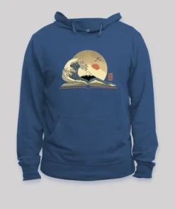 Alternative view of The Great Wave of Knowledge Geek Hoodie