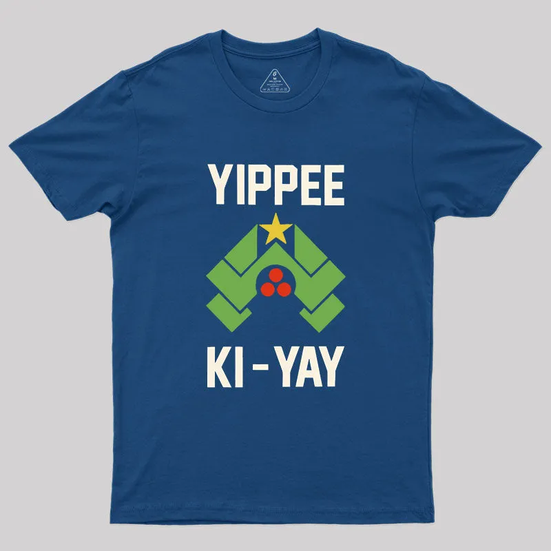Yippee Ki Yay Christmas Geek T-Shirt - Image 3