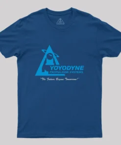 Alternative view of Yoyodyne Propulsion Systems T-Shirt