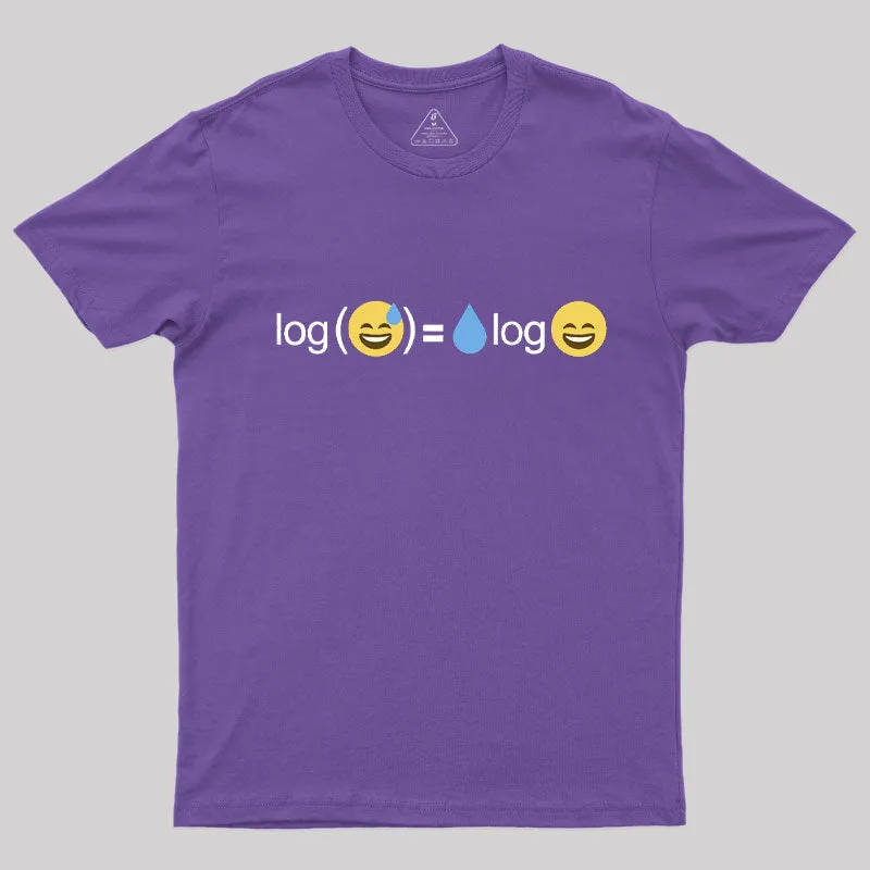 Math Logarithm Meme Joke T-Shirt - Image 6