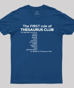 Alternative view of Thesaurus Club Confidential Geek T-Shirt