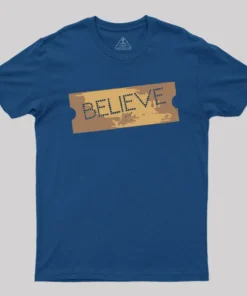 Alternative view of The Polar Express Believe Ticket T-Shirt
