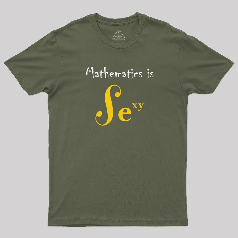 Mathematics is Sexy T-Shirt - Image 3