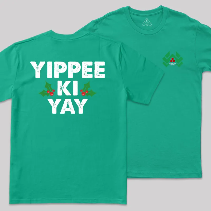 Yippee Ki Yay Front and Back Printed Geek T-Shirt - Image 10