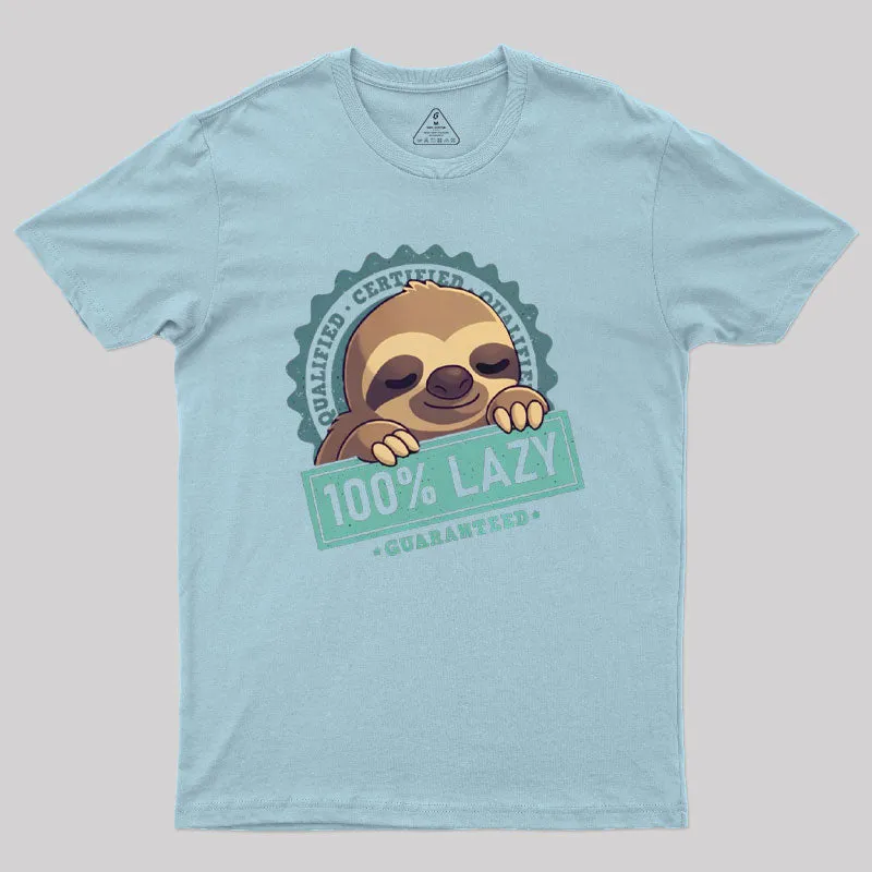 100% Lazy Geek T-Shirt - Image 10