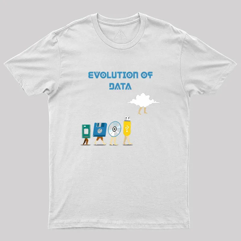 Data Evolution Data Pun Data Scientist Geek T-Shirt - Image 10