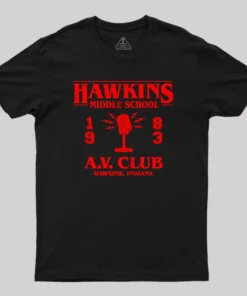 Hawkins Middle School A.V. Club T-Shirt