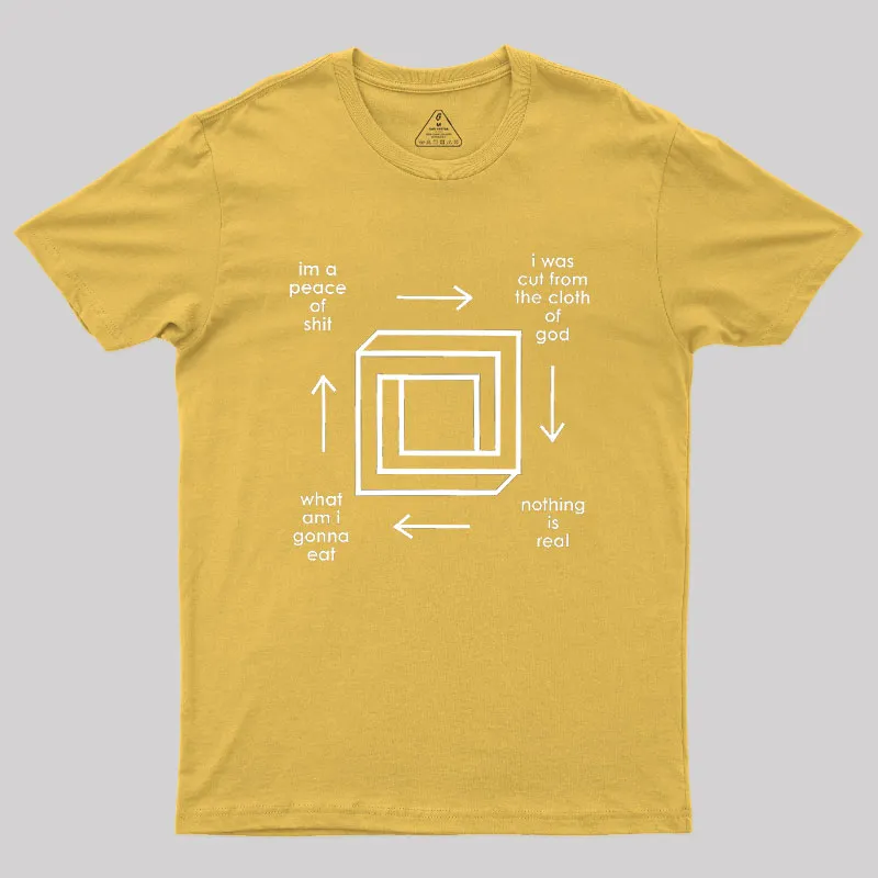 Surreal Existential Art Geek T-Shirt - Image 8