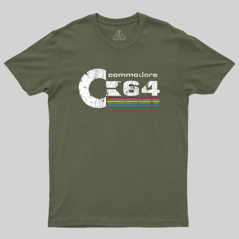 Commodore 64 Vintage Geek T-Shirt - Image 3