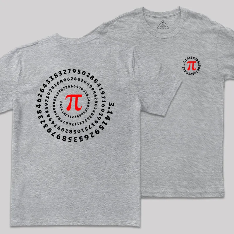 Infinite Circle Front and Back Printed Geek T-Shirt - Image 4