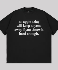 An Apple A Day Unisex Oversized T-shirt