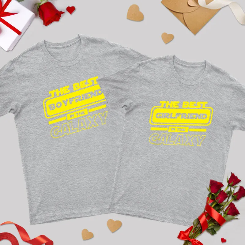 The Best In The Galaxy Geek Couple T-Shirt - Image 5